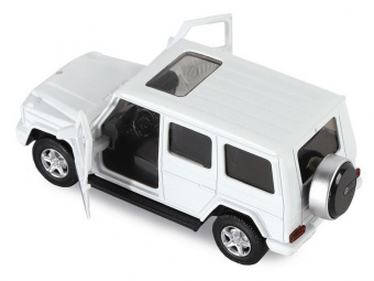 Машина ''АВТОПАНОРАМА'' Mercedes-Benz G350d, белый, 1/42, инерция, в/к 17,5*12,5*6,5 см