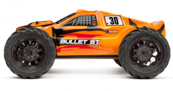Радиоуправляемый монстр HPI 1:10 Bullet ST Flux Brushless 4WD 2.4 Ghz (влагозащита), электро, RTR
