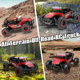 Радиоуправляемый внедорожник Volantex RC Desert King красный 4WD 2.4G 1/16 RTR