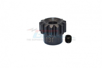 Шестерня GPM из высокоуглеродистой стали 13T 1Mod SCX6013TS-BK
