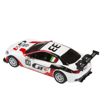 Машина АВТОПАНОРАМА Maserati Gran Turismo MC GT4, белый, 1/43, откр. двери, в/к 17,5*12,5*6,5 см