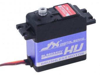Сервомашинка цифровая JX Servo BLS6034HV (60г/33.7/0.11/7.4V) бесколлекторная, Ecoboost