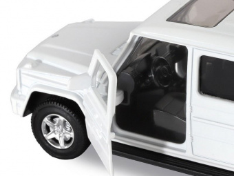 Машина ''АВТОПАНОРАМА'' Mercedes-Benz G350d, белый, 1/42, инерция, в/к 17,5*12,5*6,5 см