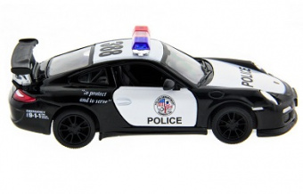 Инерционная модель-копия Kinsmart Porsche 911 GT3 RS Police 1:36