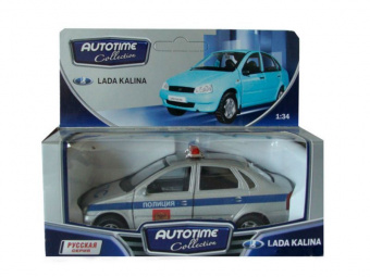 Машина Autotime ''LADA KALINA'' полиция 1:35