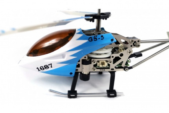 Радиоуправляемый вертолет Gyro JiaYuan Whirly Bird Синий