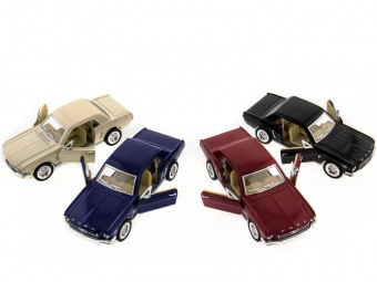Машина Kinsmart ''FORD MUSTANG'' инерция (1/12шт.) 1:36 б/к