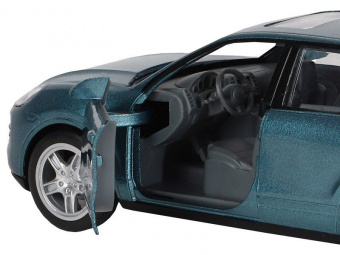 Машина ''АВТОПАНОРАМА'' Porsche Cayenne S, голубой, 1/32, свет, звук, инерция, в/к 17,5*13,5*9 см