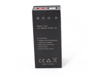 Аккумулятор Li-Po 850mAh, 7,4V, T‐plug для автомодели MJX 16108