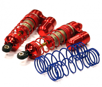 Амортизаторы передние (красный) для Traxxas Stampede, Rustler & Slash