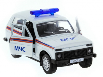 Машина ''АВТОПАНОРАМА'' инерц. ВАЗ 2121 1/50, в/к 12*7*5,5 см, белая