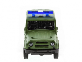 Машина ''АВТОПАНОРАМА'' инерц. УАЗ (армия) 1/50, в/к 12*7*5,5 см