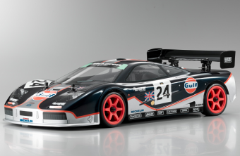 Радиоуправляемый автомобиль Kyosho 1:10 Put EP FAZER Mclaren F1 GTR Gulf 4WD 2.4 Ghz, электро, RTR