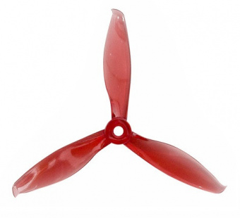 Пропеллер Gemfan Flash 5149 3-х лопастной (Clear Red) 2 пары