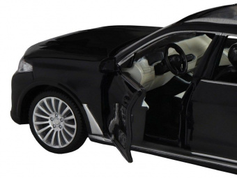 Машина ''АВТОПАНОРАМА'' BMW X7, черный, 1/32, свет, звук, инерция, в/к 17,5*13,5*9 см