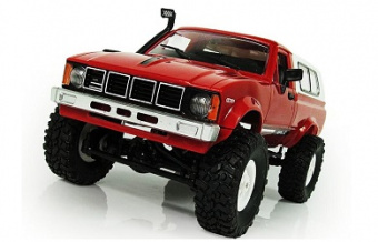 Пикап с кунгом 4x4 Pro (Красный) 1/16
