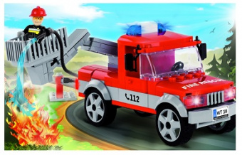 Articulated Boom Fire Truck