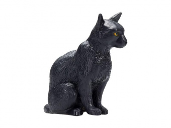 Фигурка KONIK Кошка, черная (сидящая)