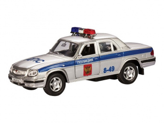 Машина Autotime ''ГАЗ-31105 ''ВОЛГА'' полиция 1:43