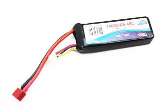 Аккумулятор Pulsar Li-pol 1400mAh, 45c, 3s1p, Deans