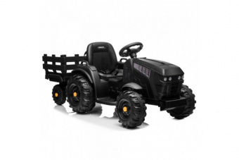 Детский электромобиль Bettyma трактор с прицепом 2WD 12V Черный