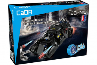 Конструктор CaDa Бэтмобиль C52005W инерционный (212 деталей)