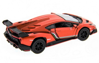 Машинка Kinsmart Lamborghini Veneno 1:36 (инерция) б/к