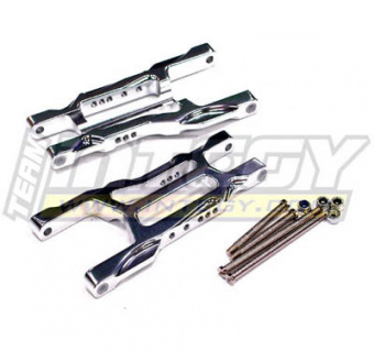 Рычаги нижние задние (серебро) для Traxxas 1/10 Slash 2WD