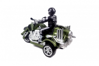Радиоуправляемый мотоцикл Moto Super Momentum (30 см, 1/10, свет фар) Зеленый