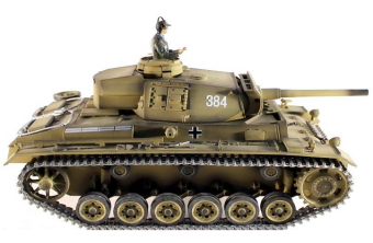 Радиоуправляемый танк Taigen 1:16 Panzerkampfwagen III HC 2.4 Ghz (пневмо)