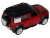 Машина АВТОПАНОРАМА 2020 Land Rover Defender 110, 1/43, красный, в/к 17,5*12,5*6,5 см