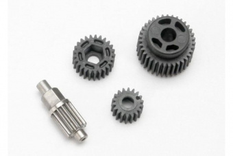 Gear set, transmission (includes 18T, 25T input gears, 13T idler gear (steel), 35T output gear, M3x1