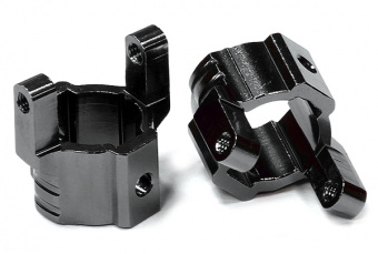 Кастер блоки 2шт (черные) для Axial SCX-10, Honcho, Dingo