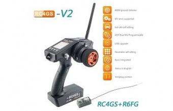 Аппаратура RadioLink RC4GS V2 (авто-судо, 4 канала) с приемником R6FG