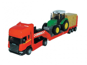 Машина Autotime ''SCANIA'' с трактором 1:48