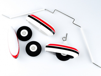 Шасси для самолета Top RC 500 Class Cessna 182 4СH (красный), комплект
