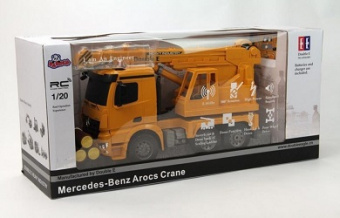 Радиоуправляемый кран Mercedes-Benz Antos Crane Double Eagle 1:20 E526-003