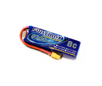 Аккумулятор LiPo Fullymax 11.1V 2700мАч 8C (XT60)