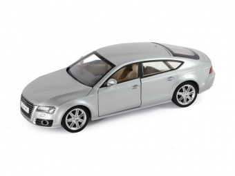 Машина ''АВТОПАНОРАМА'' Audi A7, серебряный, 1/24, свет, звук, в/к 24,5*12,5*10,5 см