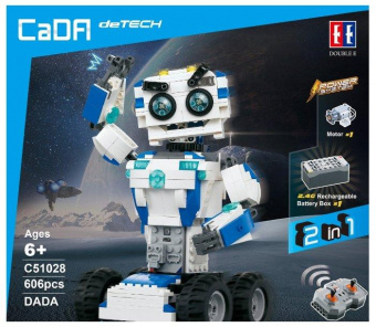 Радиоуправляемый конструктор CaDA Technic Робот DADA (606 деталей)