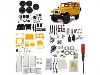 Радиоуправляемая машина WPL Toyota FJ40 (желтая) 4WD 2.4G 1/16 KIT