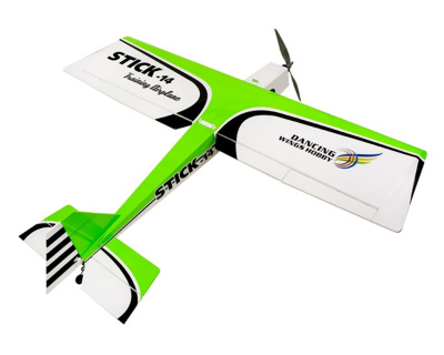 Самолет TCG14 STICK-14 Sports Aeroplane ARF+Motor+ESC+Servo(2817 900KV+Prop 12*6+60A ESC+17g*6pcs)