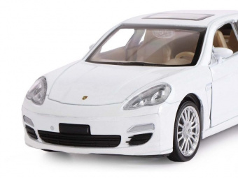 Машина ''АВТОПАНОРАМА'' Porsche Panamera S, белый, 1/32, свет, звук, инерция, в/к 17,5*13,5*9 см