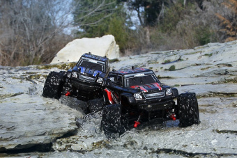 Радиоуправляемый монстр TRAXXAS LaTrax Teton 1:18 4WD Красный