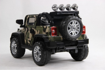 Радиоуправляемый детский электромобиль Beach Jeep Черный