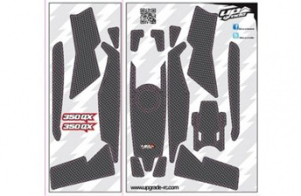 Комплект наклеек Upgrade R/C на капот Blade 350 QX Carbon Black