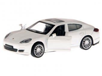 Машина ''АВТОПАНОРАМА'' Porsche Panamera S, белый, 1/43, инерция, в/к 17,5*12,5*6,5 см