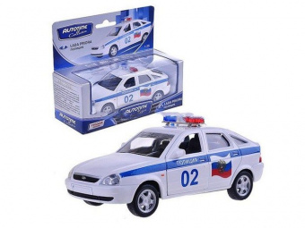 Машина Autotime ''LADA PRIORA'' полиция 1:36