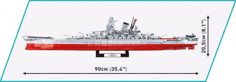 Конструктор COBI BATTLESHIP YAMATO COBI-4833 2665 PCS