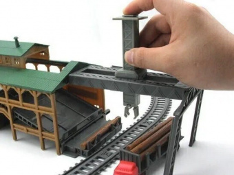 Железная дорога Sawmill Equipment погрузка леса (450 см)